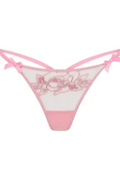 Thongs & G-strings>Agent Provocateur Lindie Mini Thong Pink Dusky Pink, Size 4 (UK 12)