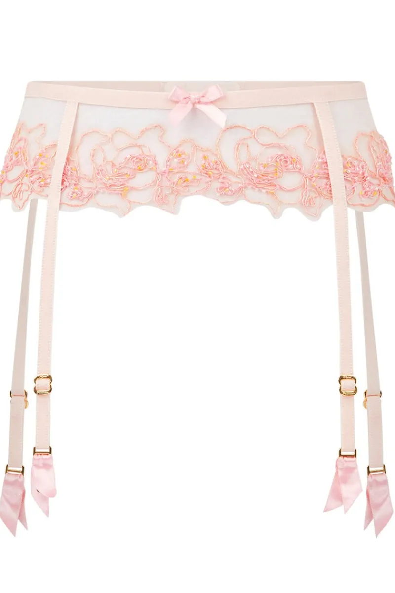 Suspender Belts | Suspender Belts>Agent Provocateur Lindie Suspender Belt Baby Pink, Size 4 (UK 12)