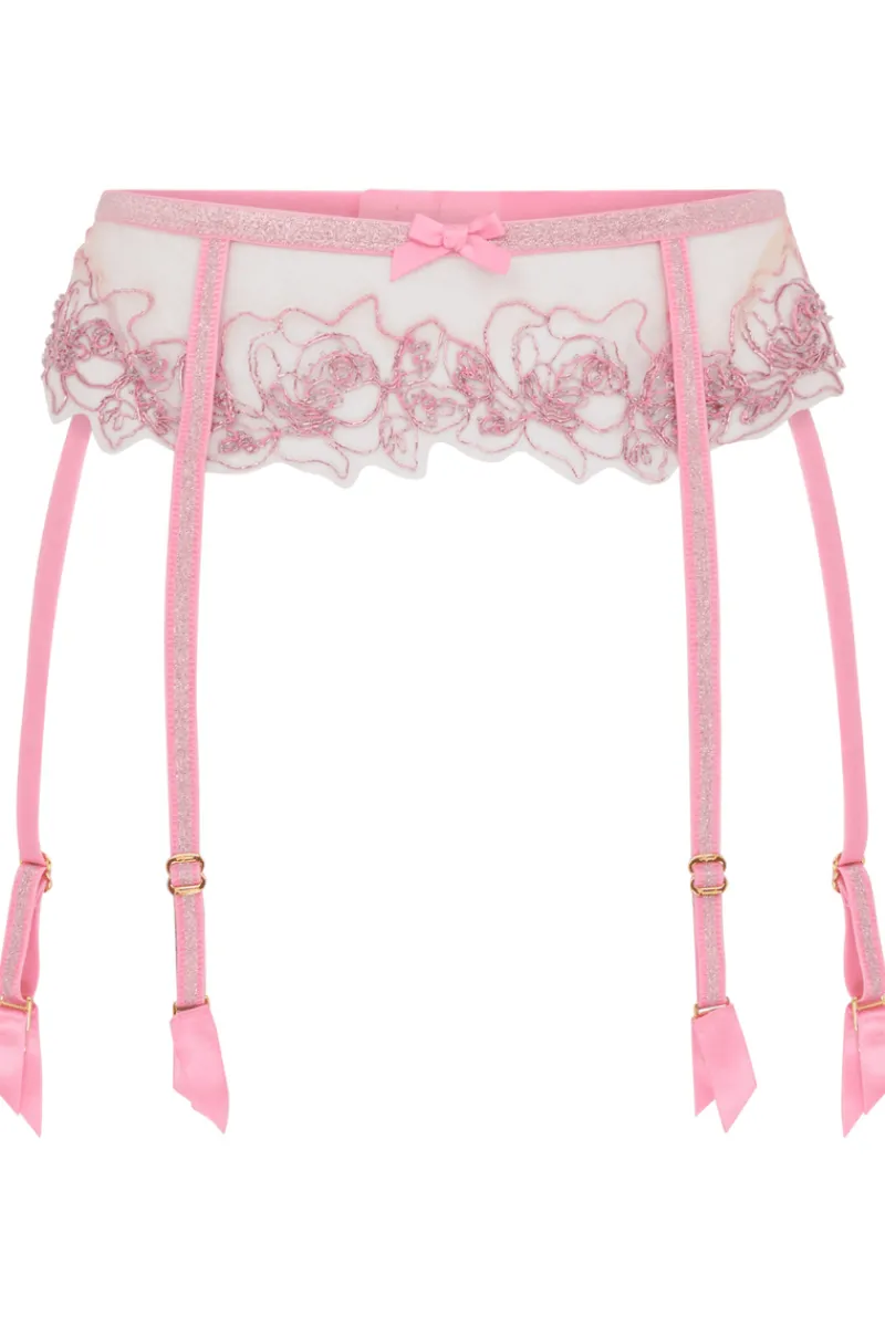 Suspender Belts | Suspender Belts>Agent Provocateur Lindie Suspender Belt Dusky Pink