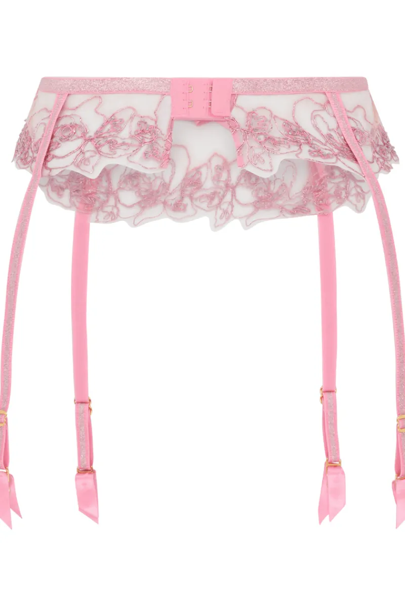 Suspender Belts | Suspender Belts>Agent Provocateur Lindie Suspender Belt Dusky Pink