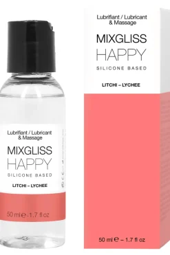 Pleasure | £30 And Under>MIXGLISS Litchi Silicone-Based Lubricant & Massage Fluid 50ml