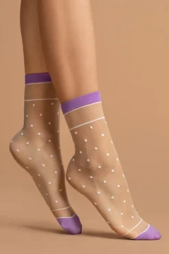 £30 And Under | Sheer Lingerie>FiORE Liz Socks 15 Denier Ecru