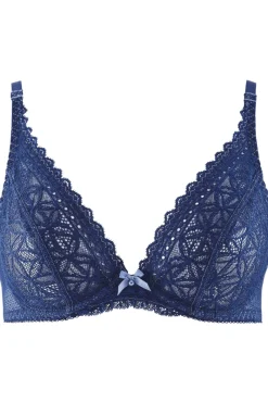 £30 And Under | Sexy Lingerie>Aubade L'Odalisque Underwired Plunge Bra BlueGentinane