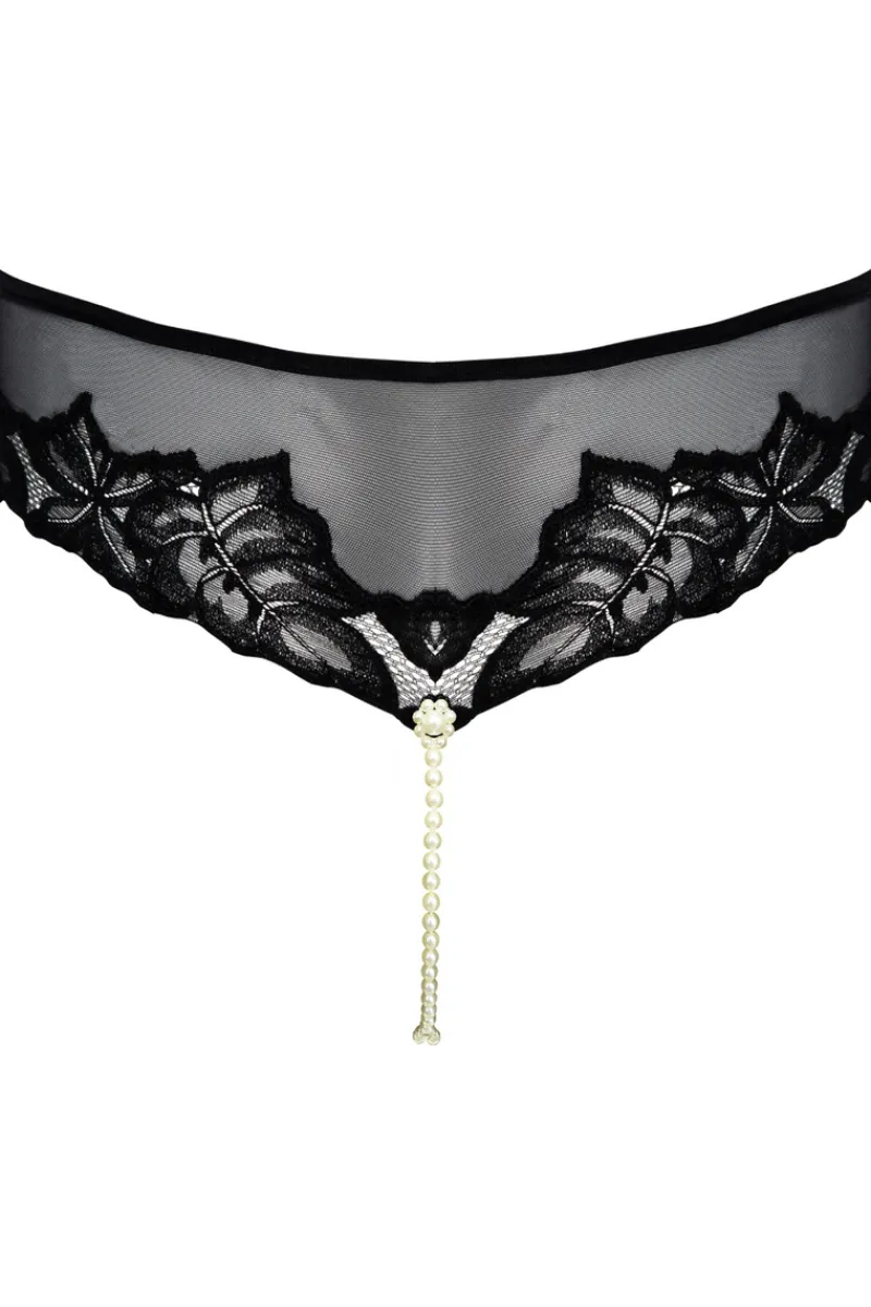 Sexy Lingerie | Sheer Lingerie>Bracli London Daisy Brief Black