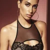 Sexy Lingerie | Sheer Lingerie>Bracli London Halterneck Bra Black