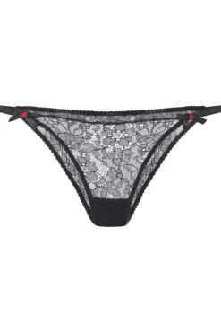Sheer Lingerie | Briefs>Agent Provocateur Lorna Lace Brief Black