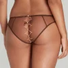 Crotchless Lingerie | Sheer Lingerie>Agent Provocateur Lorna Ouvert in Chestnut