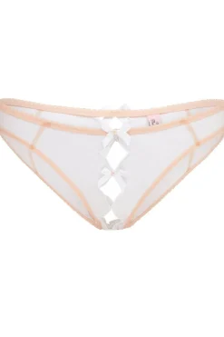 Crotchless Lingerie | Sheer Lingerie>Agent Provocateur Lorna Ouvert in Sand