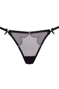 Sheer Lingerie | Thongs & G-strings>Agent Provocateur Lorna Thong in Black