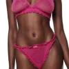 Wireless Bras | Triangle Bras>Love Stories Love Lace Unpadded Triangle Bralette Pink