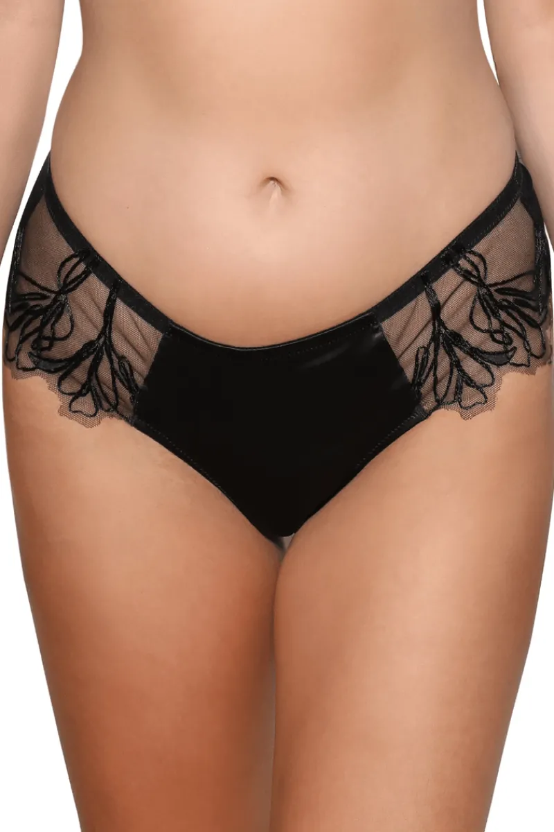 £30 And Under | Briefs>Jolidon Love Supreme Brazilian, Size S (UK 8) Black