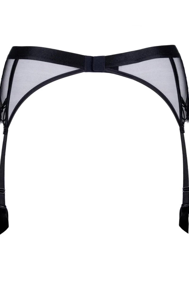 £30 And Under | Suspender Belts>Jolidon Love Supreme Suspender in Black, Size L (UK 12)