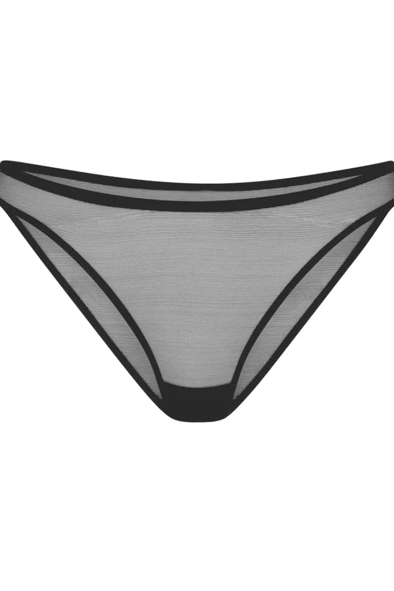 Sheer Lingerie | Briefs>Agent Provocateur Lucky Brief Black