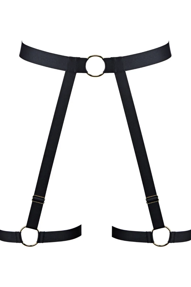 Sexy Lingerie | Luxury French Lingerie>Aubade Lust For Life Harness Black