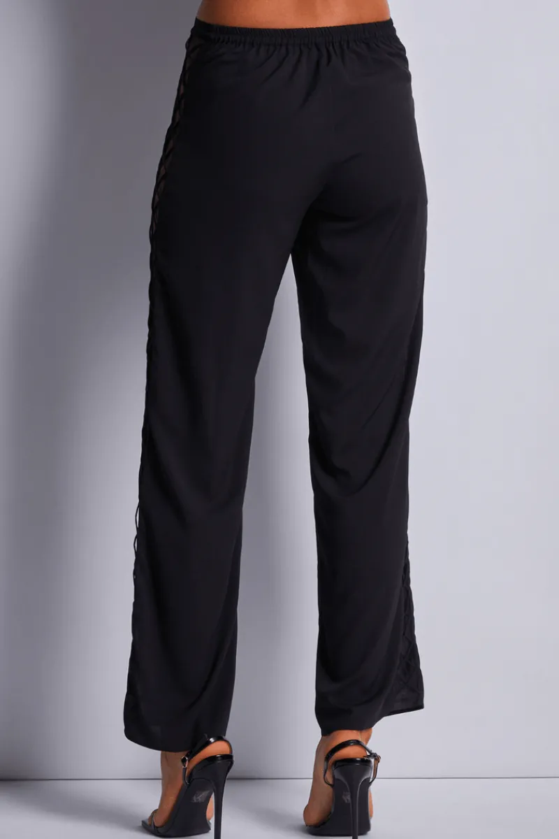 Pyjama Pants & Shorts | Sexy Lingerie>Aubade Made For Heaven Trousers Black