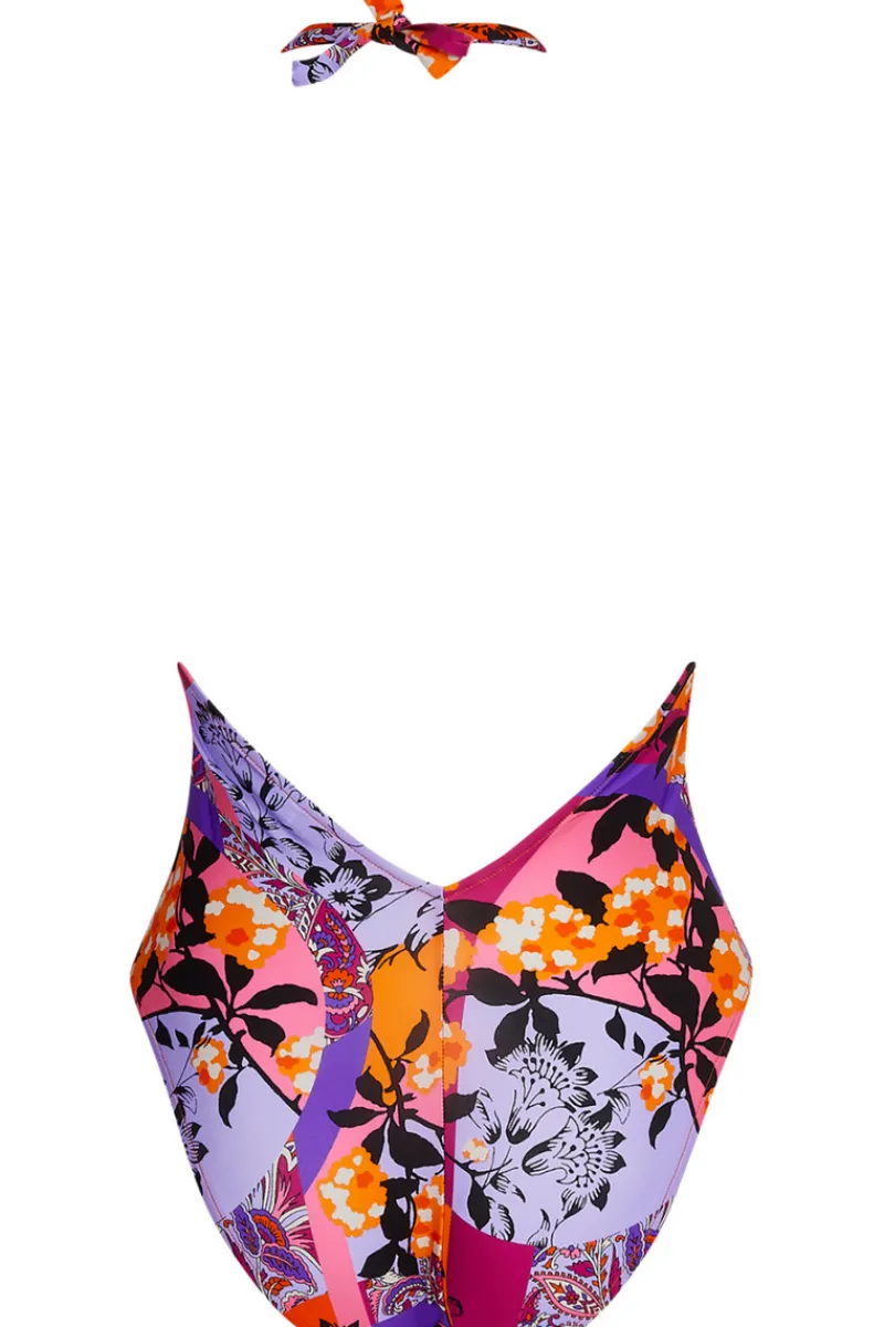 Swimsuits | Sexy Lingerie>Lise Charmel Magie Sakura Seduction Halter Swimsuit SakuraSolaire