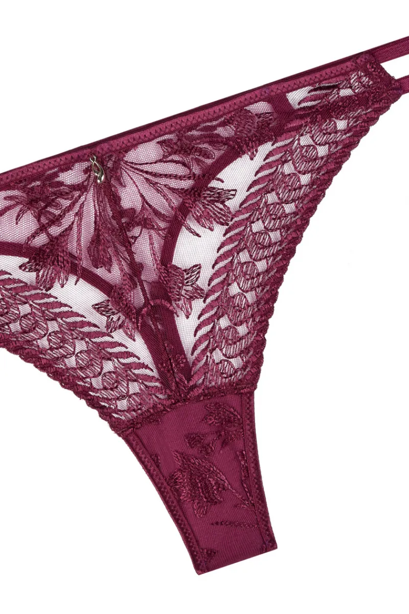 Red Lingerie | Sexy Lingerie>Aubade Magnetic Spell Tanga CrimsonRed