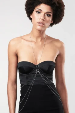 Pleasure>Bijoux Indiscrets Magnifique 8 Body Chain Silver