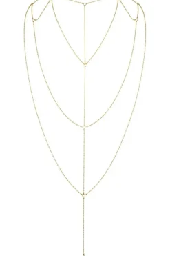 Pleasure>Bijoux Indiscrets Magnifique Back/Cleavage Chain Gold