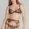 Suspender Belts | Suspender Belts>Agent Provocateur Malorey Suspender, Size 2 (UK 8) Black