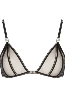 Sexy Lingerie | Sheer Lingerie>Bracli Manhattan Crossed Bra Black