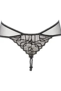Sexy Lingerie | Sheer Lingerie>Bracli Manhattan Daisy Brief Black