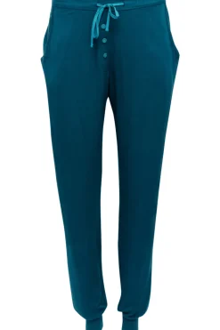 Pyjama Pants & Shorts | £30 And Under>Cyberjammies Maple Teal Jersey Pants, Size UK 8