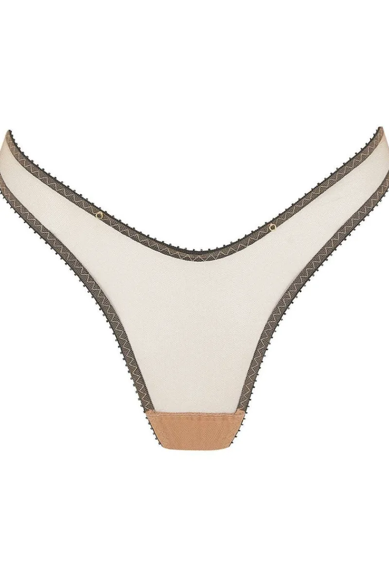 £30 And Under | Sheer Lingerie>Edge o' Beyond Marinette High Rise Brief in Illusion