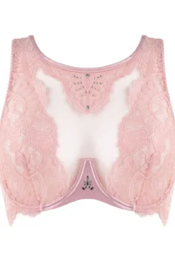 Halterneck Bras | Underwired Bras>Prelude Marlene Fantasy Bra with Swarovski Crystals in Pink