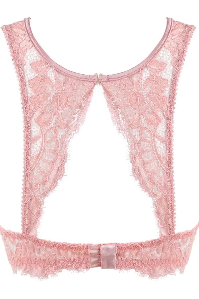 Halterneck Bras | Underwired Bras>Prelude Marlene Fantasy Bra with Swarovski Crystals in Pink
