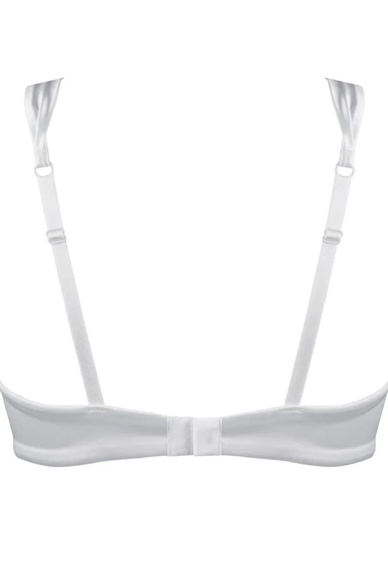 Bridal & Honeymoon Lingerie | Underwired Bras>Prelude Marlene Underwired Bra with Swarovski Crystals in White