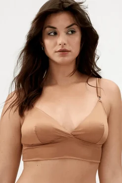 £30 And Under | Wireless Bras>Icone Martine Bustier Bra Caramel