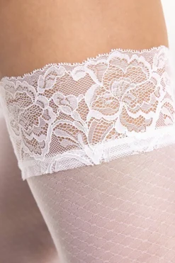 Sheer Hold Ups | £30 And Under>FiORE Matin Hold Ups 20 Denier OffWhite