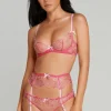 Suspender Belts | Suspender Belts>Agent Provocateur Maysie Suspender Fuchsia/BabyPink