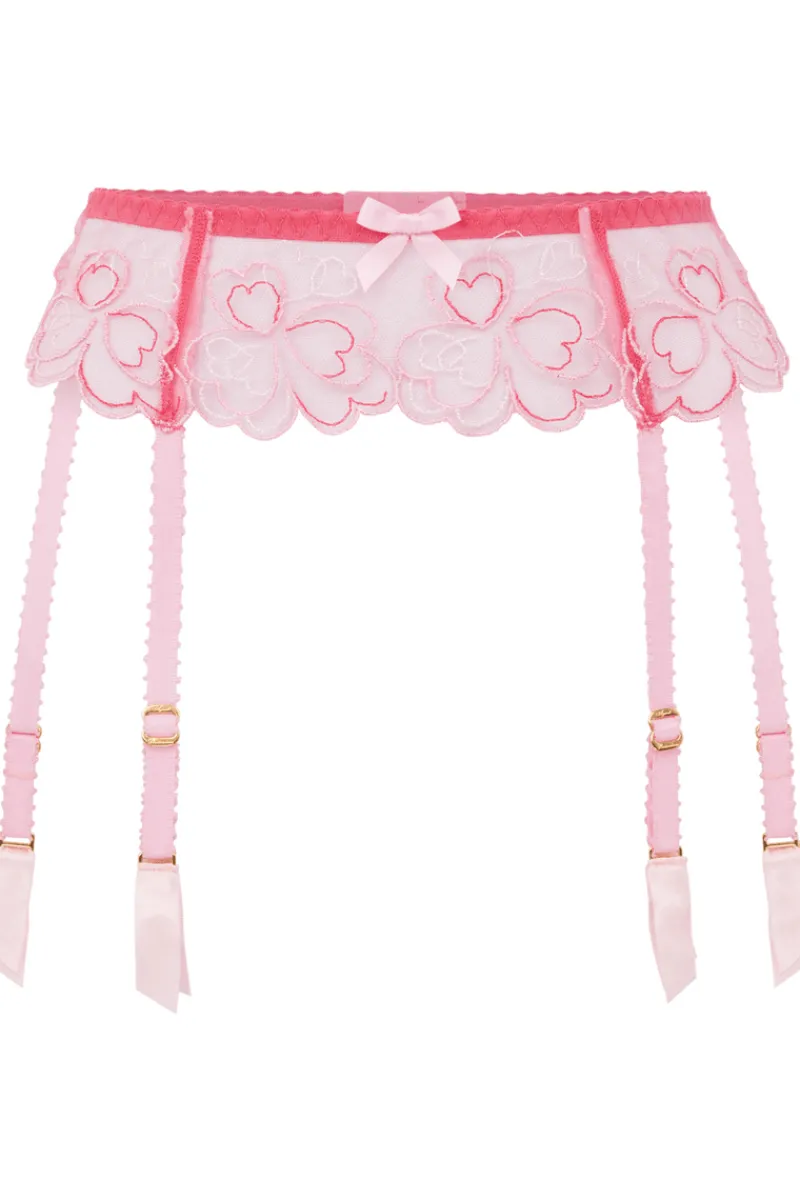 Suspender Belts | Suspender Belts>Agent Provocateur Maysie Suspender Fuchsia/BabyPink