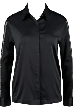 Silk Nightwear | Pyjama Tops>Aubade Midnight Whisper Silk Blouse Black