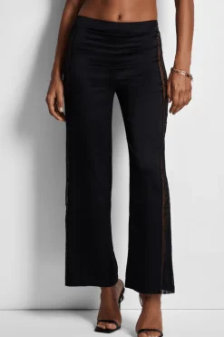 Silk Nightwear | Pyjama Pants & Shorts>Aubade Midnight Whisper Silk Trousers Black