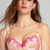 Plunge Bras | Underwired Bras>Agent Provocateur Molly Plunge Bra Pink