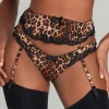 Suspender Belts | Suspender Belts>Agent Provocateur Molly Suspender, Size 2 (UK 8) Leopard