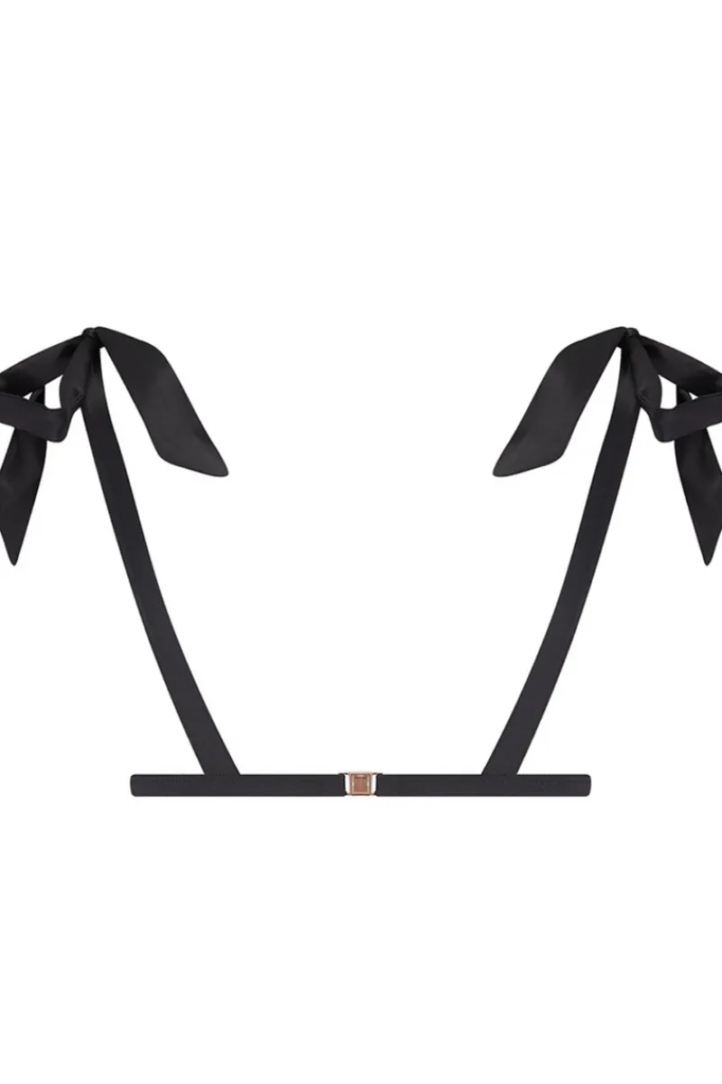 £30 And Under>Coco de Mer Muse - Audrey Triangle Bra, S (UK 8-10) Black