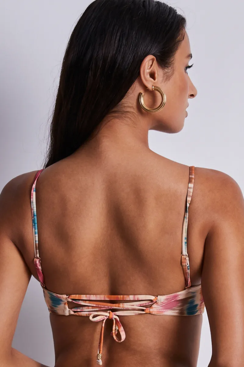 Sexy Lingerie | Luxury French Lingerie>Aubade Mystic Soul Moulded Bandeau Bikini Top Seashell