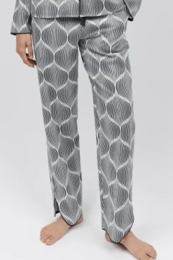 Pyjama Pants & Shorts | £30 And Under>Cyberjammies Nicole Geo Print Pyjama Pants CreamMix