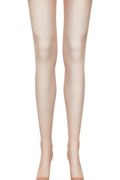 Seamed Stockings | Nude Stockings>Maison Close Nude Cut & Curled Black Seam Stockings 20 Denier