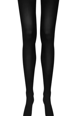 Black Stockings | £30 And Under>Maison Close Opaque Cut & Curled Stockings 70 Denier Black