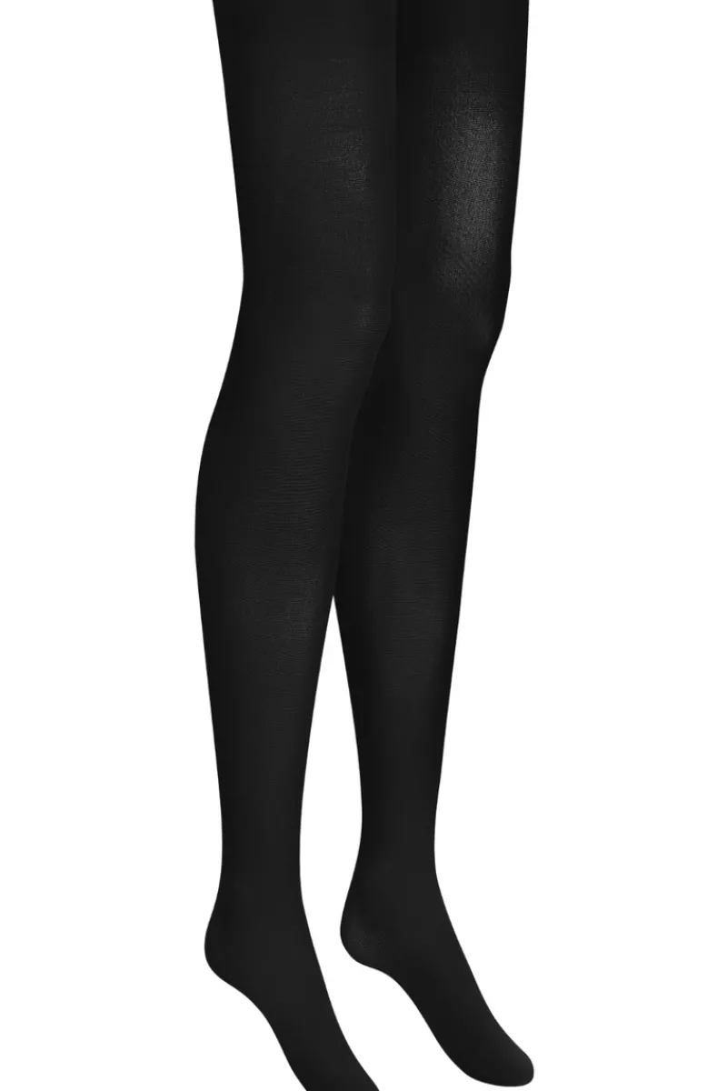 Black Stockings | £30 And Under>Maison Close Opaque Cut & Curled Stockings 70 Denier Black