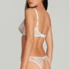 Bridal & Honeymoon Lingerie | Crotchless Lingerie>Agent Provocateur Ozella Ouvert, Size 4 (UK 14) White