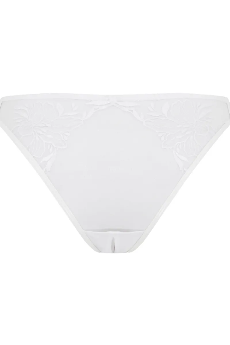 Bridal & Honeymoon Lingerie | Crotchless Lingerie>Agent Provocateur Ozella Ouvert, Size 4 (UK 14) White