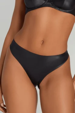 Thongs & G-strings>Agent Provocateur Paige Thong, Size 6 (UK 16) Black
