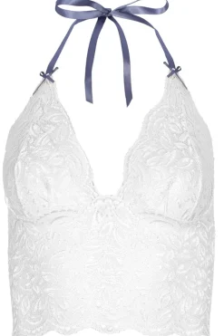 Bridal & Honeymoon Lingerie | Sexy Lingerie>Bracli Paris Sky Longline Bralette White