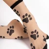 £30 And Under | Sheer Lingerie>FiORE Pawpaw Socks 20 Denier in Black/Light Natural